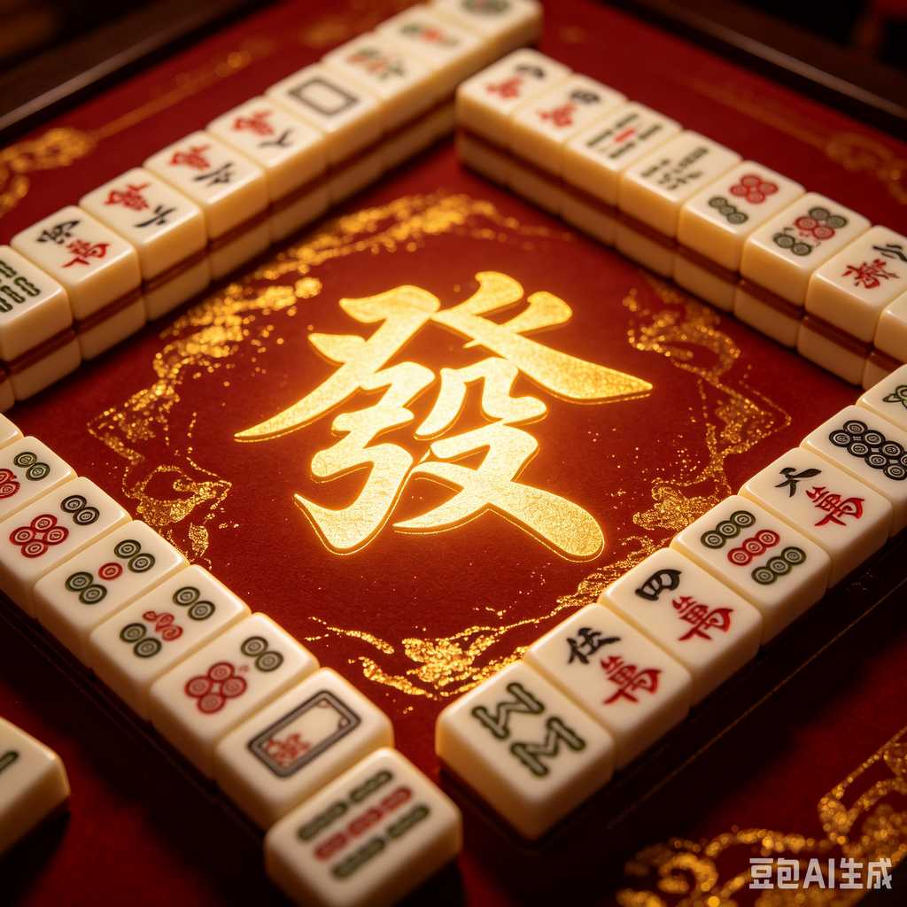 embossed mahjong set design