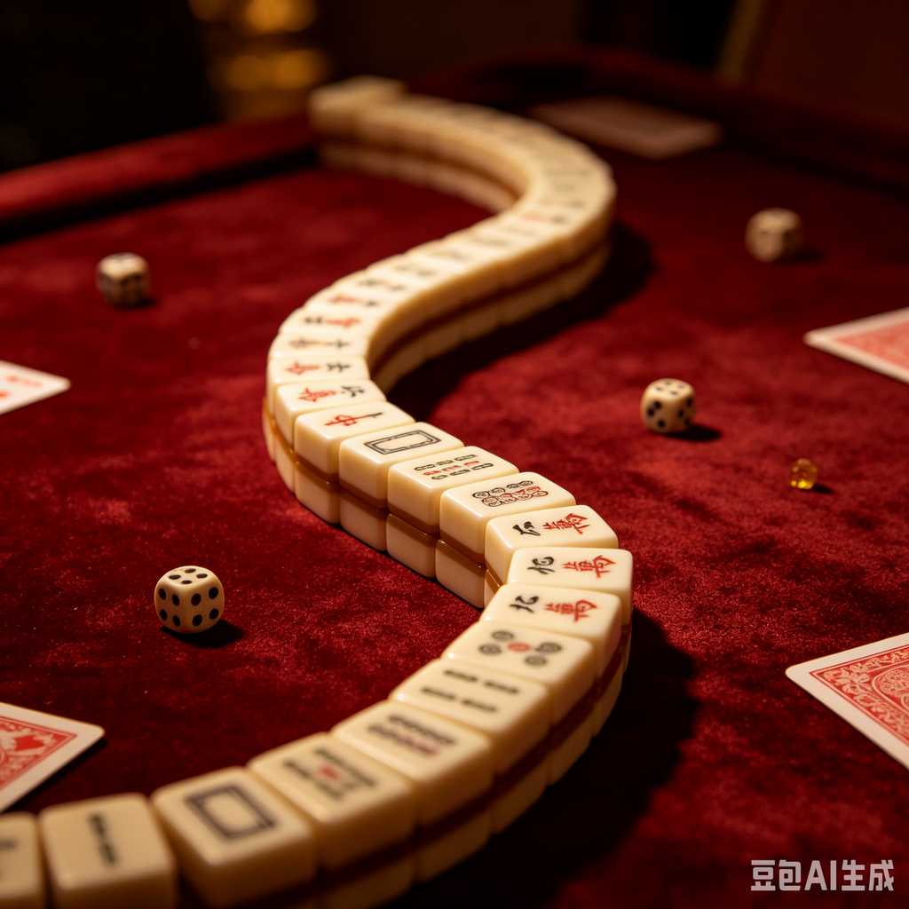 minimal text mahjong set